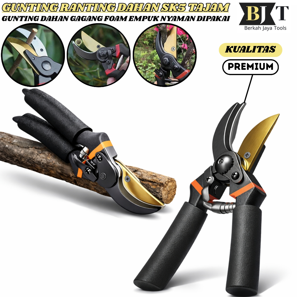 Gunting Dahan /Gunting Tanaman/Gunting Ranting/Ranting Bunga Tanaman / PVC - Gunting Kebun & Taman