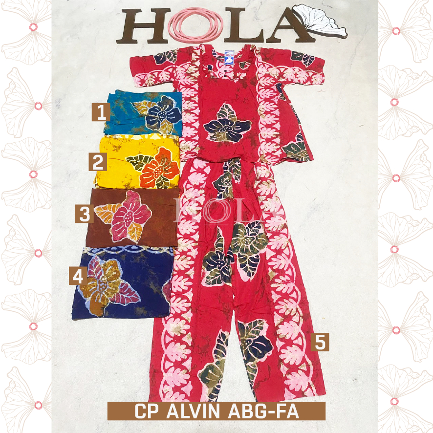 HOLA_FASH | B- Setelan CP ALVIN ABG Batik, Setcel batik, setelan rumahan, setelan santai, setelan ba