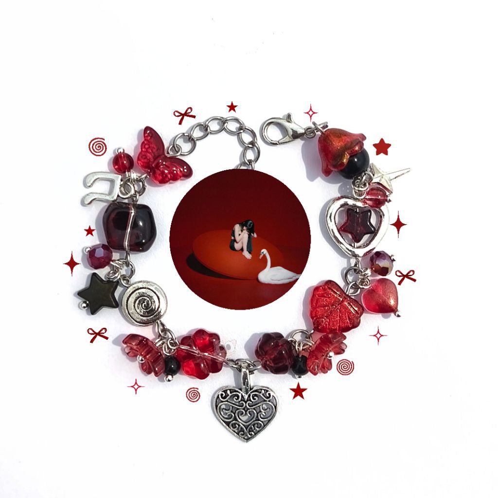 The Marias Heavy Submarine album bracelet keychain | aesthetic song bagcharm | gantungan kunci ujian