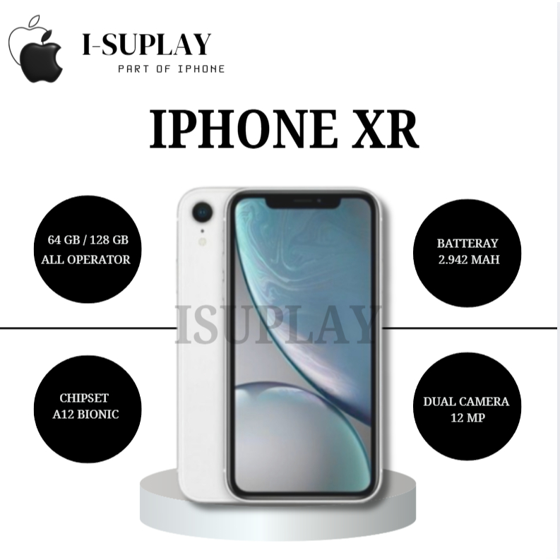 IP XR 128GB/64GB FULLSET SECOND INTER MULUS 100% Original