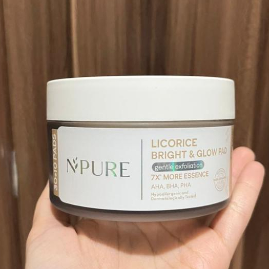 [PRELOVED] NPURE Licorice Pad Brightening Exfoliating Pad (EXP 2028)