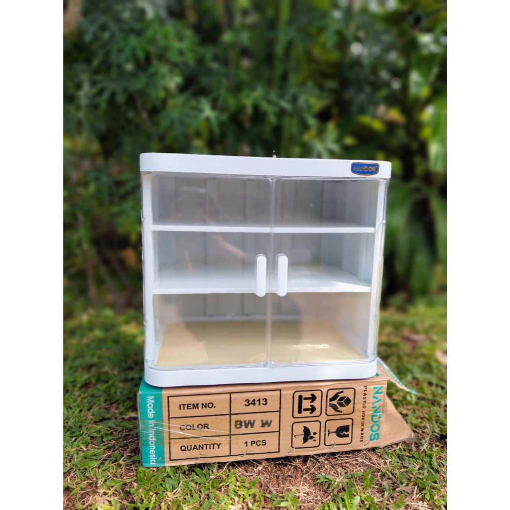 Rak Plastik Naiba Nandos 3 Susun - Food Cabinet - Rak Serbaguna / Bistro Food Cabinet