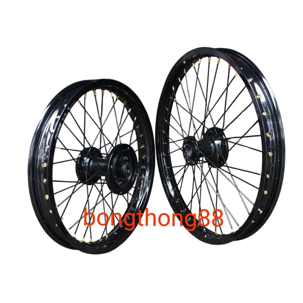 Velg Full Scarlet Racing RBT Ring 17 160 ring 16 185 KLX BF D-Tracker WR 155 CRF 150 Double klahar B