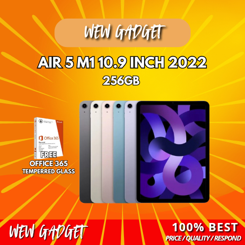 APPLE IPAD AIR 5 M1 2022 I iPad Tablet Air 5 M1 Chip [ Gen 5 64GB / 256GB ] Original WiFi Only BNIB