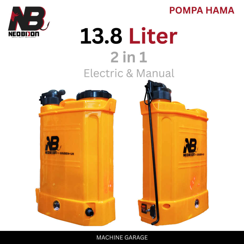 pompa hama elektrik 2 in1 13.8 L dan 16L
