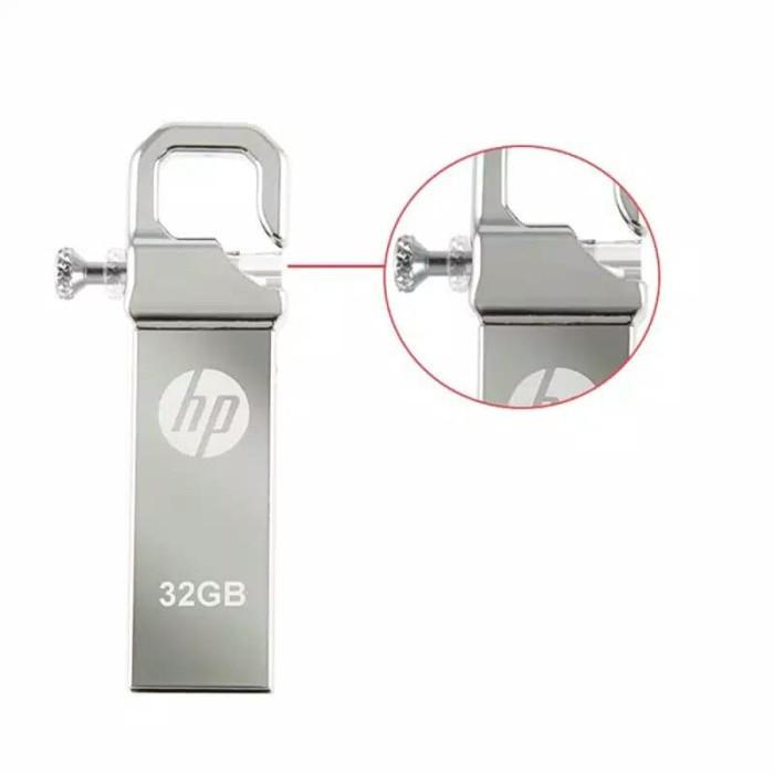 Flashdisk-USB Drive HP V-250W Bahan Metal Solid  USB 2.0 4gb/8gb/16gb/32gb/64gb/128gb