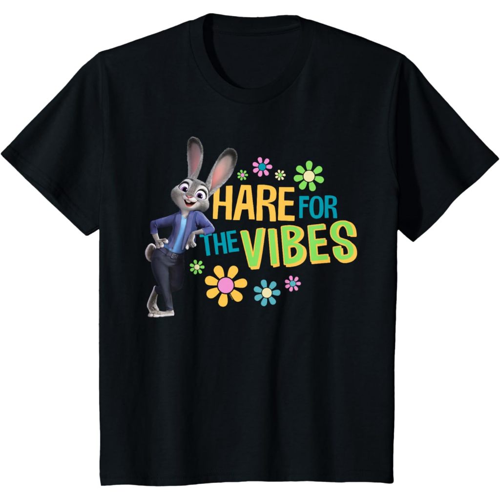 Baju kaos anak katun 24s Zootopia 2 Judy Hopps Hare for The Vibes Funny T-Shirt