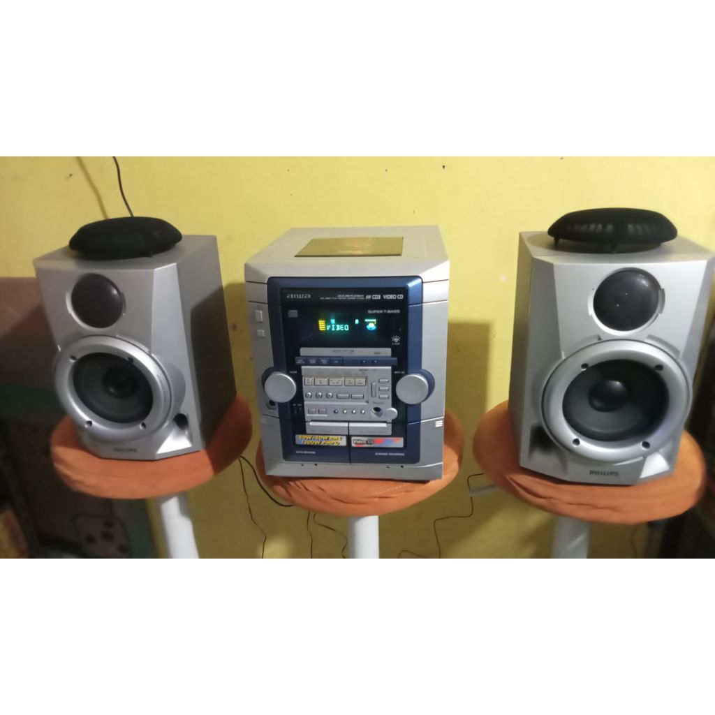 hifi compo AIWA model CX-NVC38-HR NORMAL