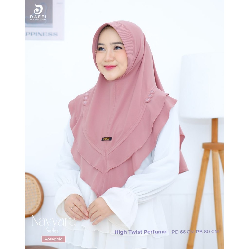 DAFFI HIJAB - BERGO NAYYARA  DAFFI TERBARU JERSEY PREMIUM