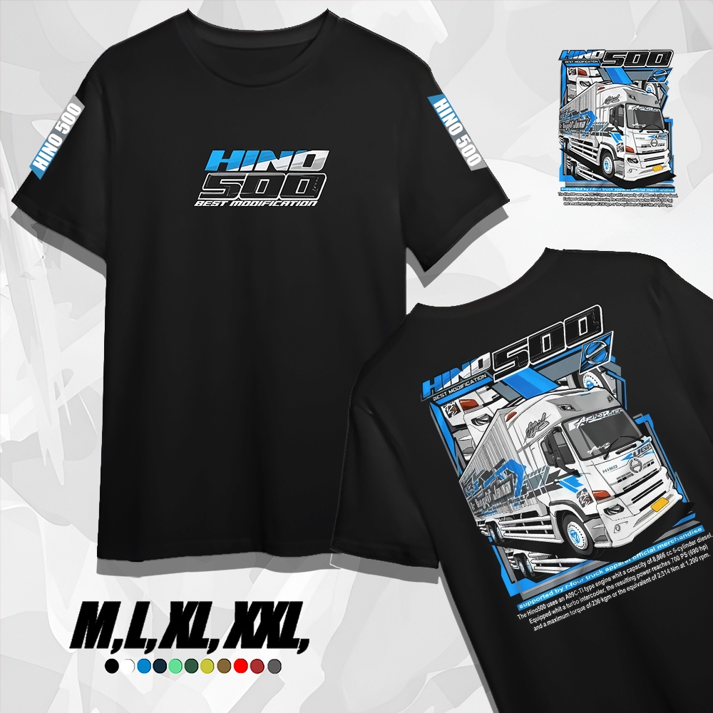 RFR069 - kaos truk hino 500/kaos truk terlaris/kaos truk terbaru