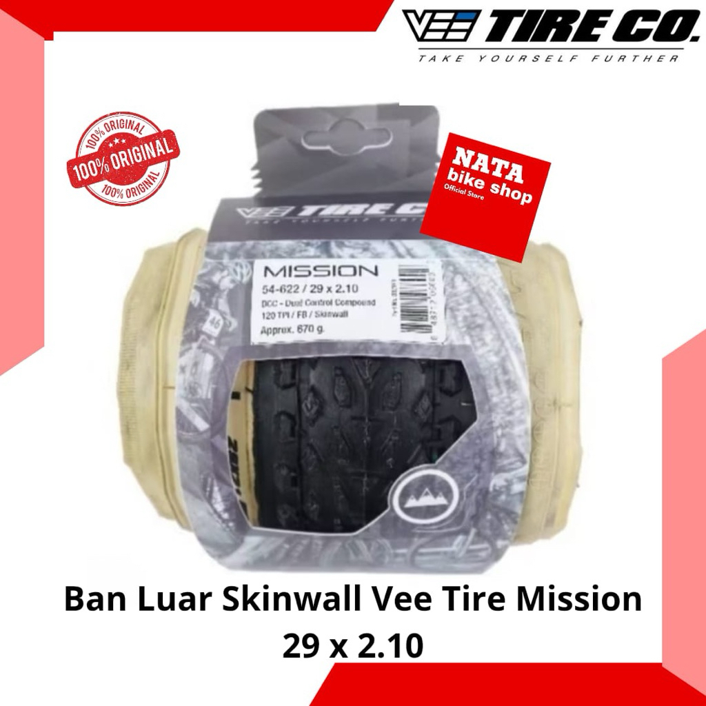 Ban Luar Sepeda Vee Tire Mission 29 x 2.10 Skinwall DCC