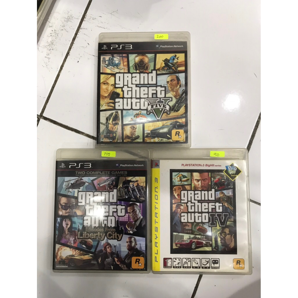 Kaset BD PS3 GTA