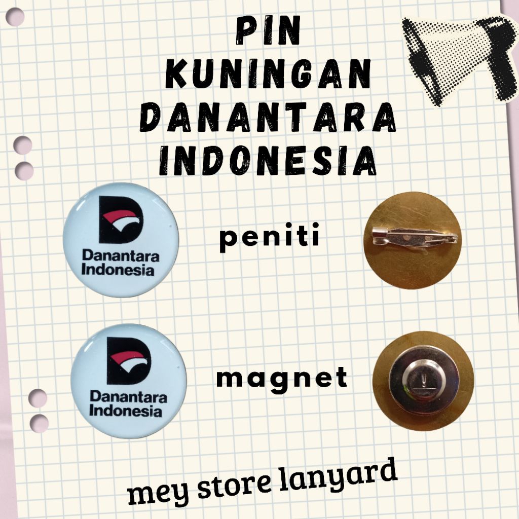 PIN Kuningan DANANTARA INDONESIA Kualitas Terjamin [STOCK MELIMPAH] Termurahhh