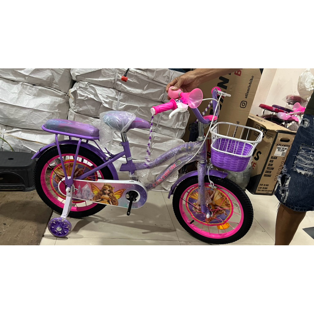 Sepeda Mini Centrum 16inch Roda Samping Nyala Angel