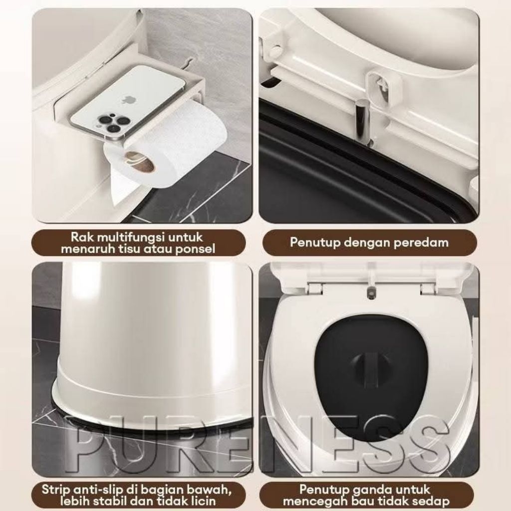 CLOSET DUDUK PORTABLE