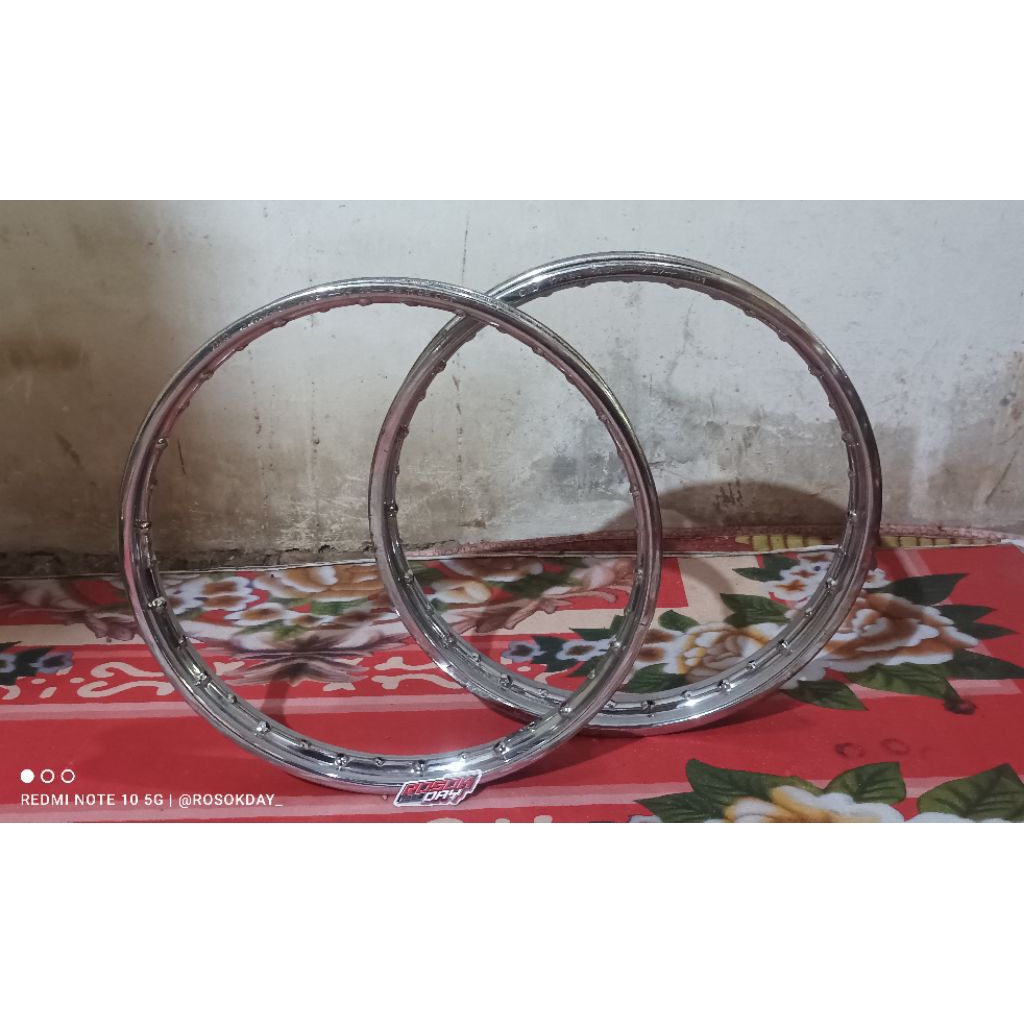 Velg Pelek DID Ring 17 Ukuran 140,160,185,215,250 Velg Velk Pelek Besi D.I.D Did Ring 17 Ukuran Mula