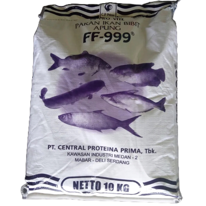 Pakan Ikan 10 KG FF-999 Pakan Anak Ikan Nila Lele Patin Emas Gurame