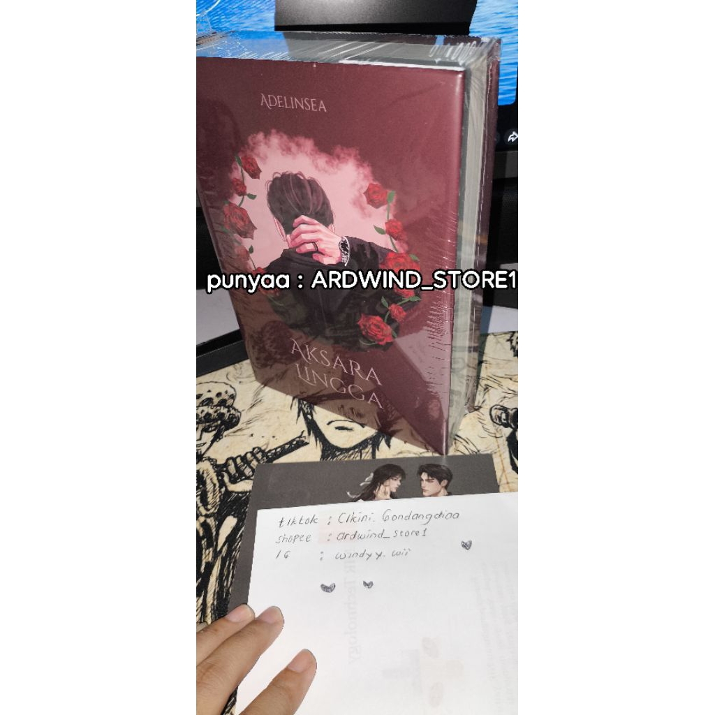 READY Novel aksara lingga HC NEW SEGEL