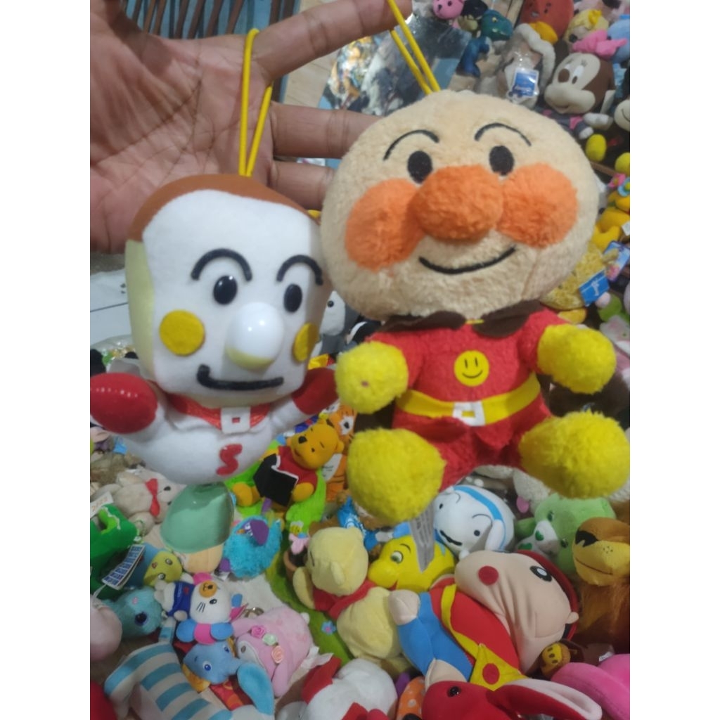 Sega Anpanman Friends Shokupanman keychain
