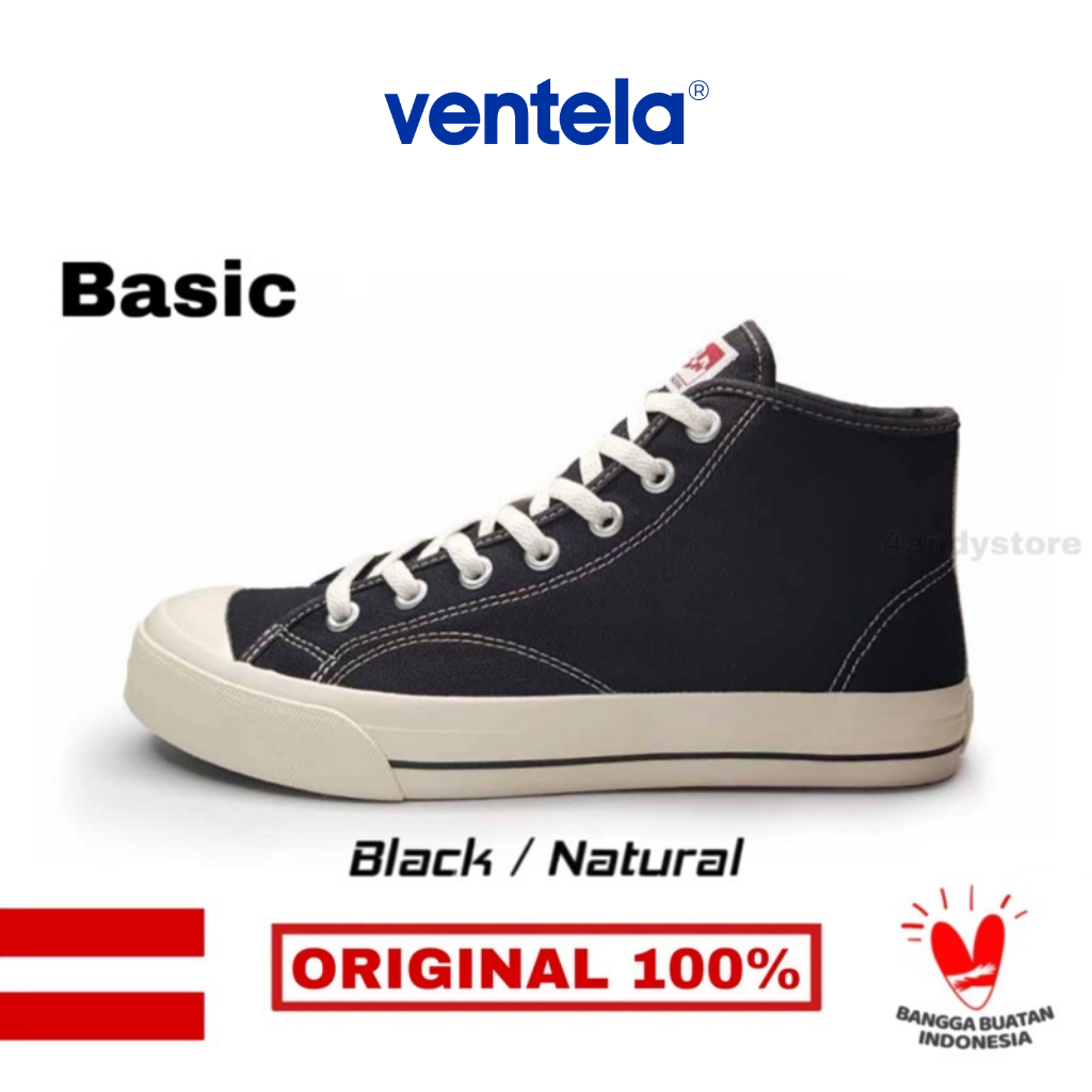 Ventela Basic High Black Natural