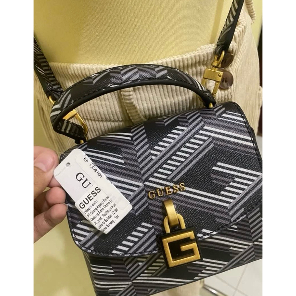 tas Guess original montreal slingback handbag