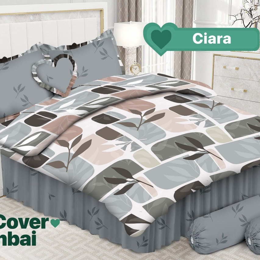Bedcover Emilia Bonita (Sprei + Selimut) 180x200 RUMBAI