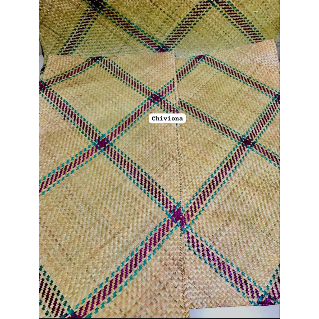 Tikar anyaman purun/daun pandan asli palembang