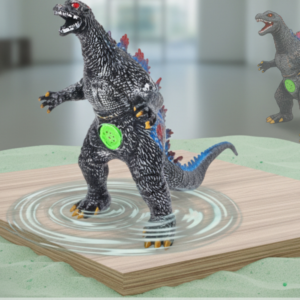 BISA COD  MAINAN ANAK FIGURE GODZILLA MONSTER FIGURE  ACTION GODZILA JUMBO KARET BESAR OF FULL SUARA