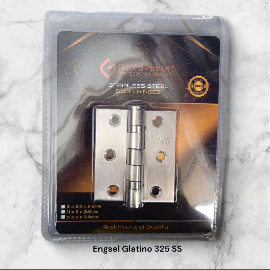 Engsel Glatino 3 Inch Stainless SUS304 / Engsel Jendela 3" SUS304