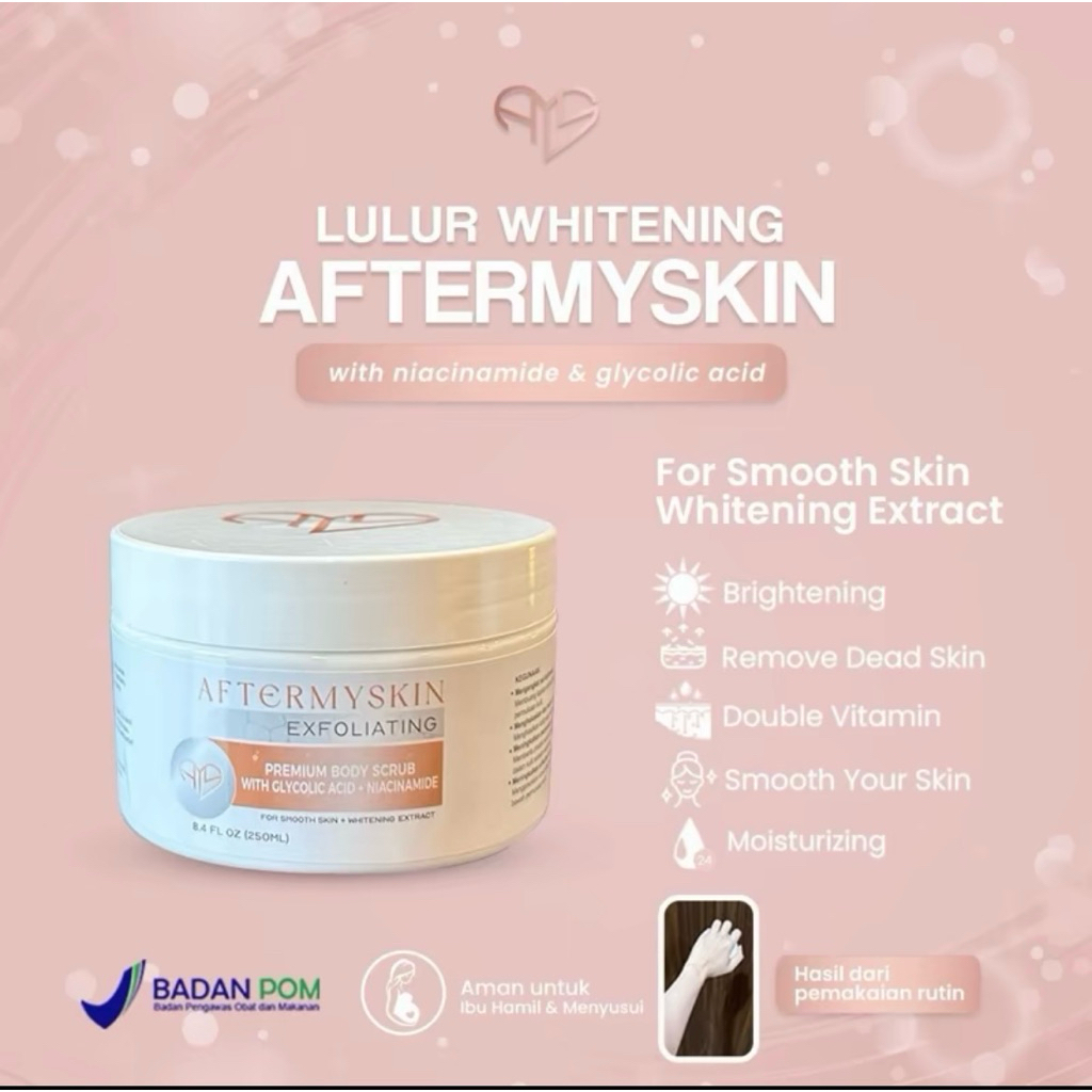 AFTERMYSKIN EXFOLIATING BODY SCRUB