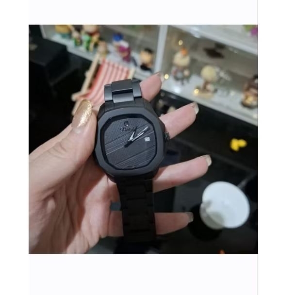 Parlent men watch full black 100%original