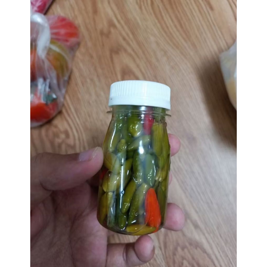 Perpaket CUKO RAWIT Acar Cabe Rawit Lombok Mie Titi Lombok Mie Kering