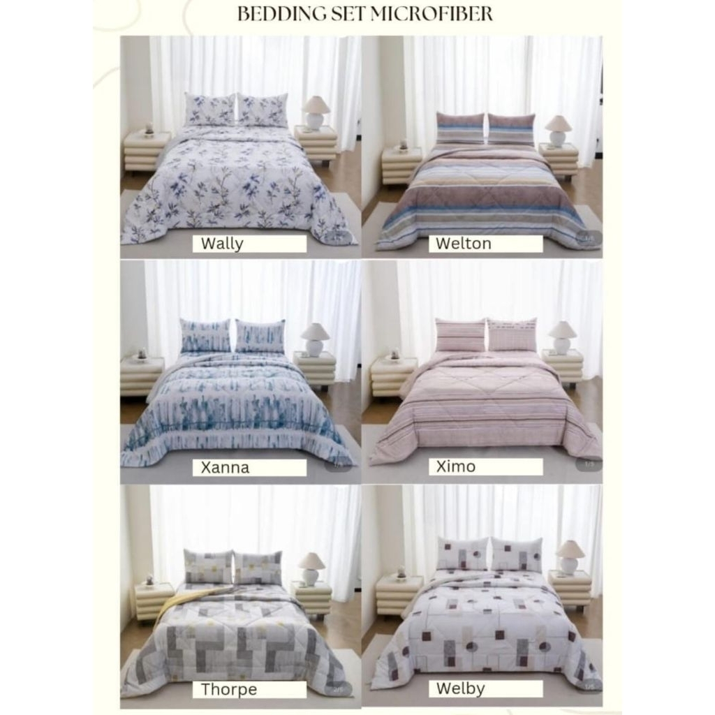 Informa bedding set sprei set bedcover