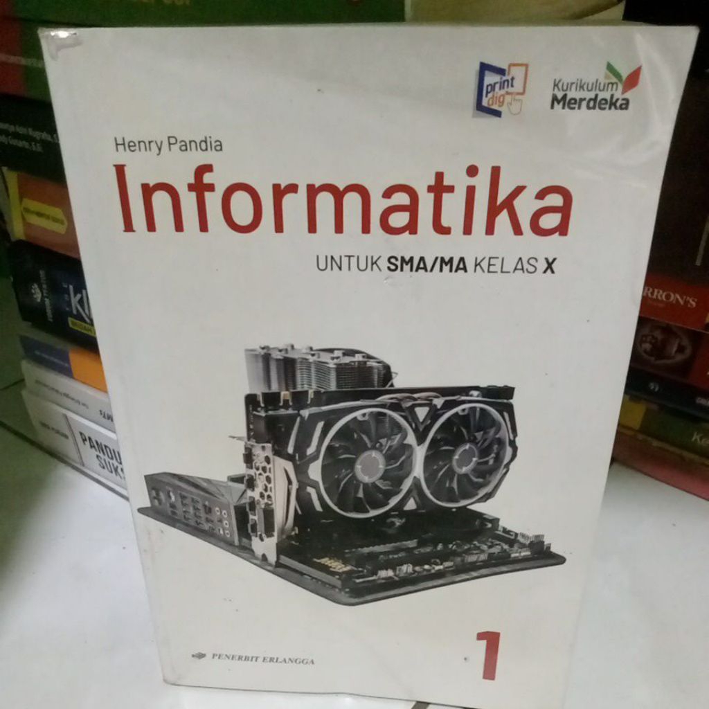 buku informatika kelas 10 penerbit Erlangga kurikulum merdeka