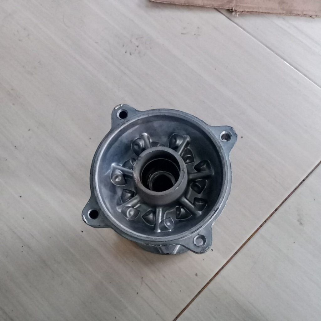 tromol belakang Kawasaki KLX hol 28 bahan lobang belom bolong original copotan motor