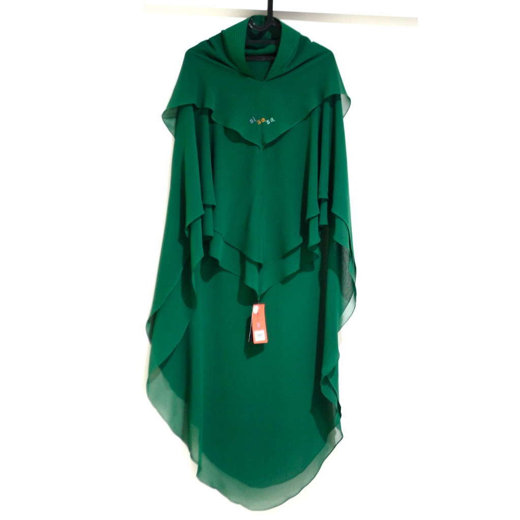 Khimar SISESA Annisa Green Delight (NEW WITH TAG)