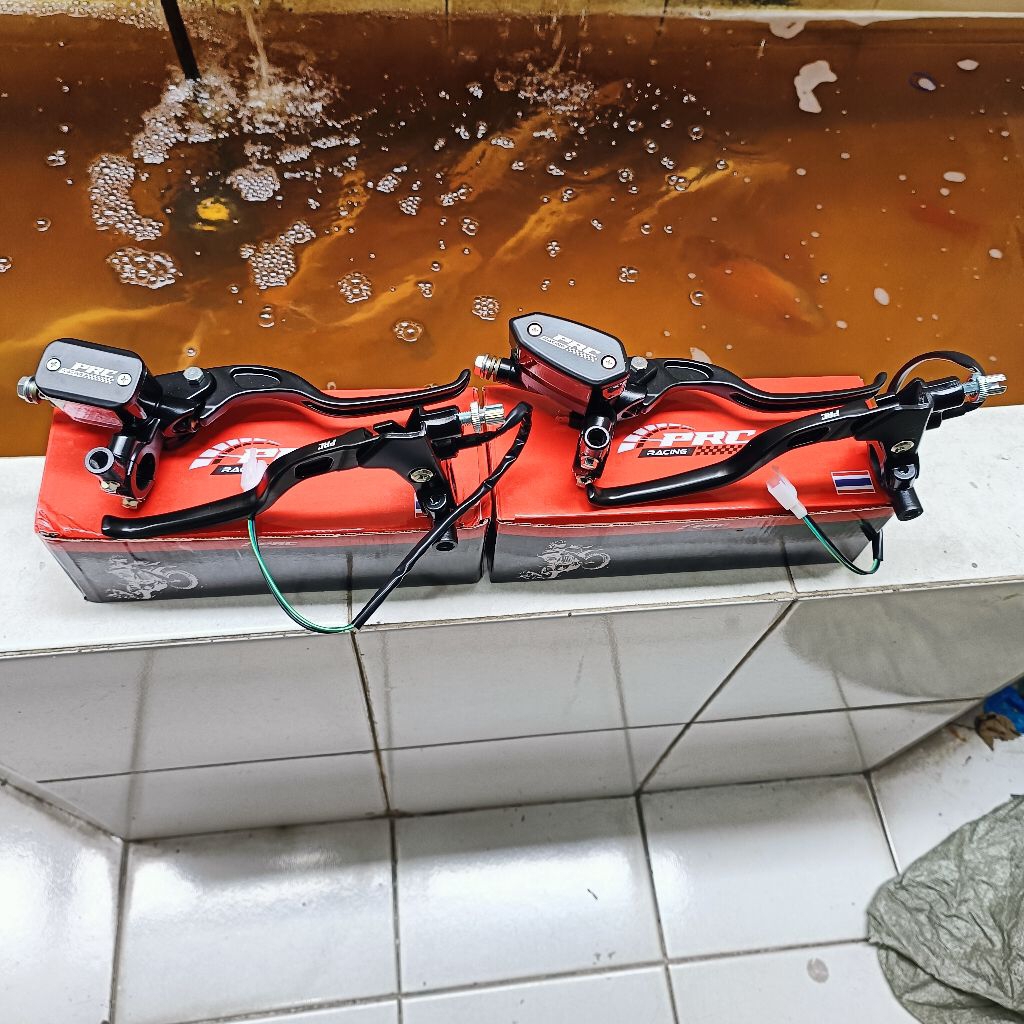 Handle Master Rem PRC Racing RCB Oval Kotak Kanan Kiri Set Universal RX king Vixion Mio scoopy beat