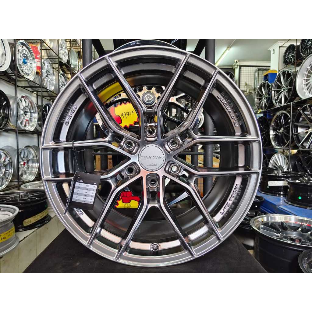Velg LENSO VENOM VT3 Ring18X9 Hole.6 Pcd.139,7 Offset.15 Hayper Black