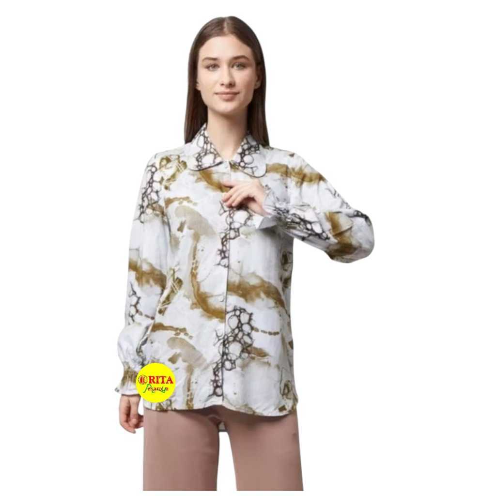 MCB Ladies Kemeja Motif