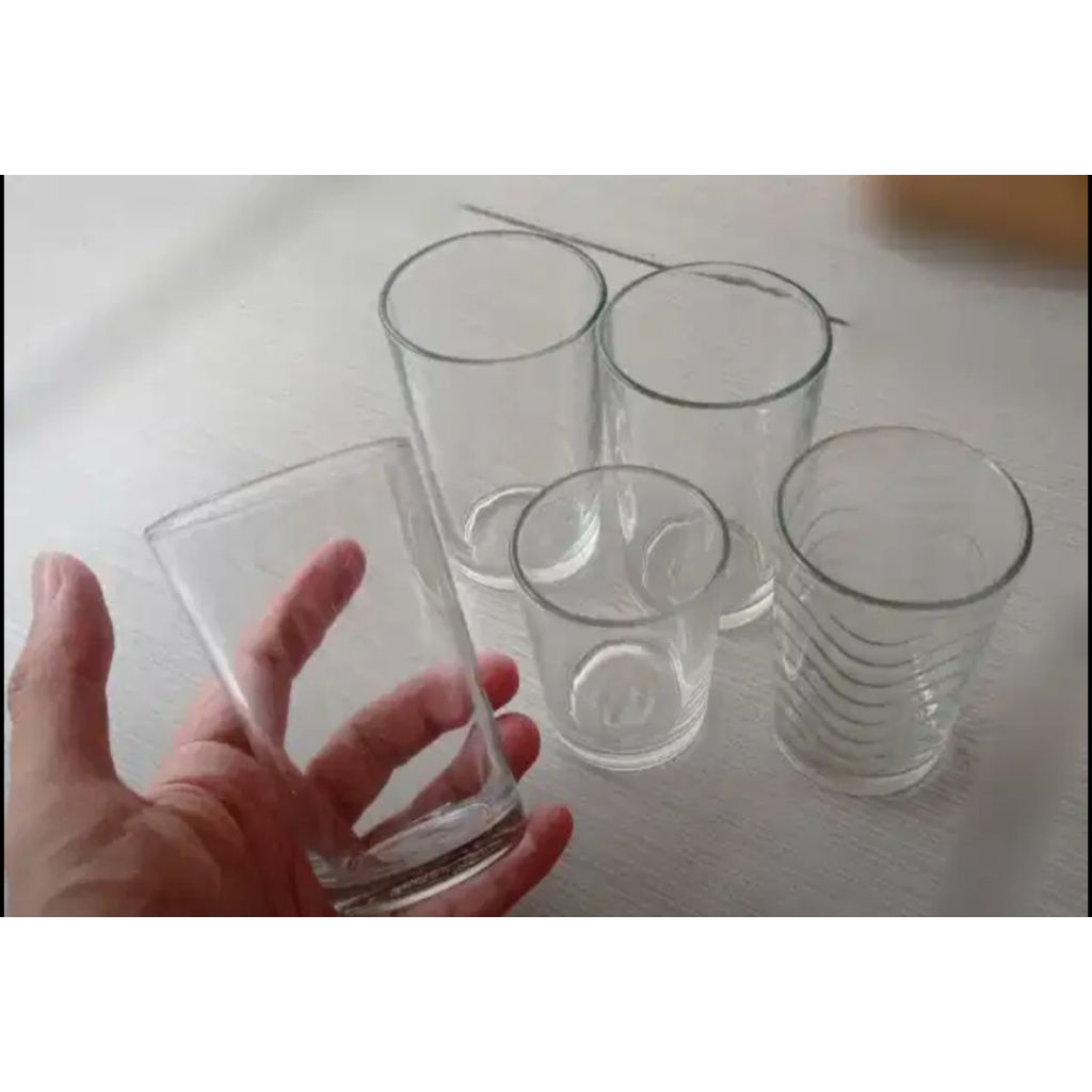 Gelas Kaca Second 5 Pcs Second