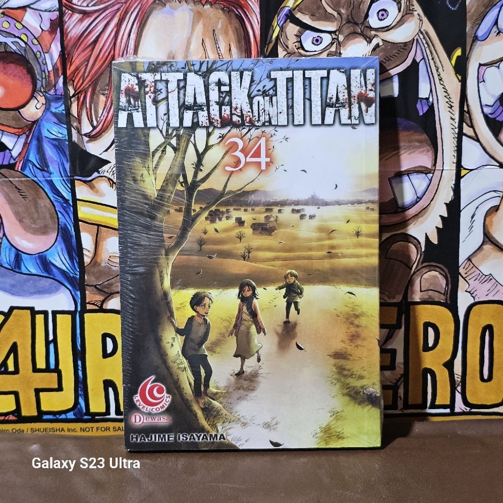 Komik Attack On Titan vol 34 segel