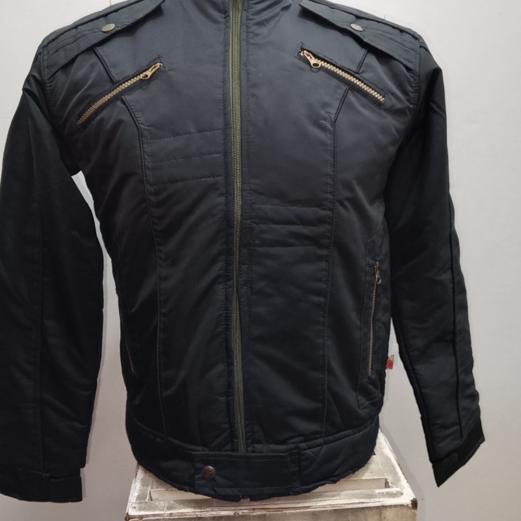 jaket Zenmas - jaket anti angin waterproof - jaket berkendara - jaket kurir-jaket Black Rx-jaket Kot