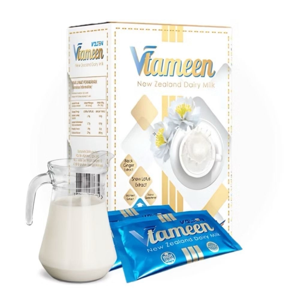 Vtameen New Zealand Dairy Milk Menjaga Kesehatan Tulang & Sendi Isi 15 Sachet (Susu Vtameen)