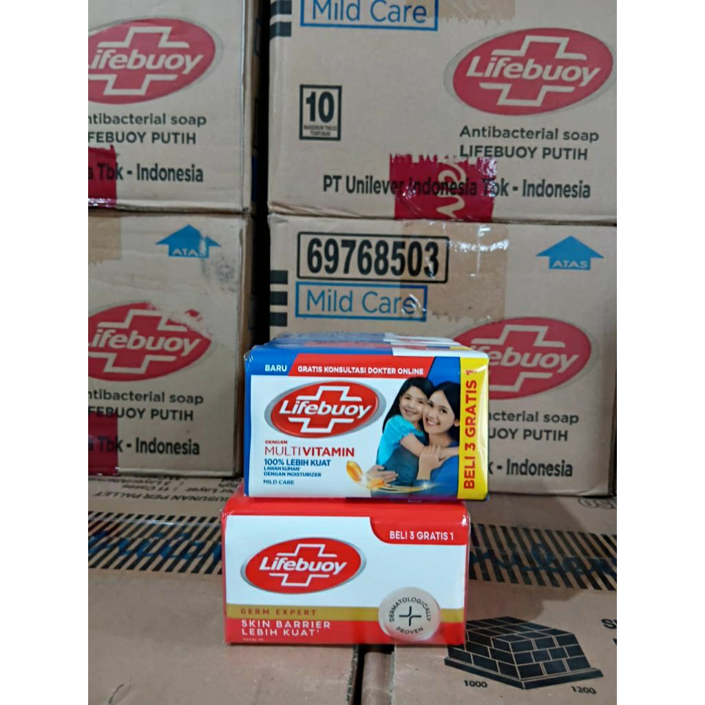 Lifebuoy Sabun Batang 4x100gr 1dus isi 24pack