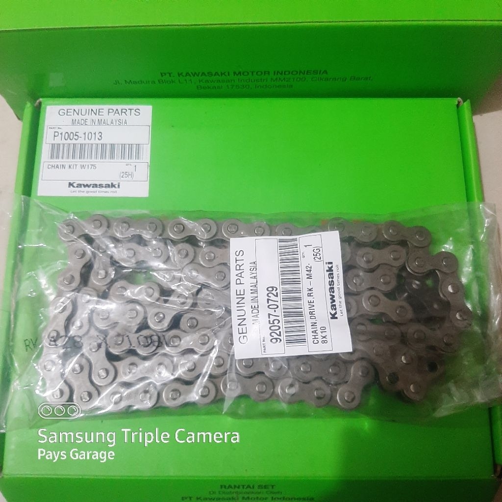 gear set kawasaki W175 cafe W175 TR