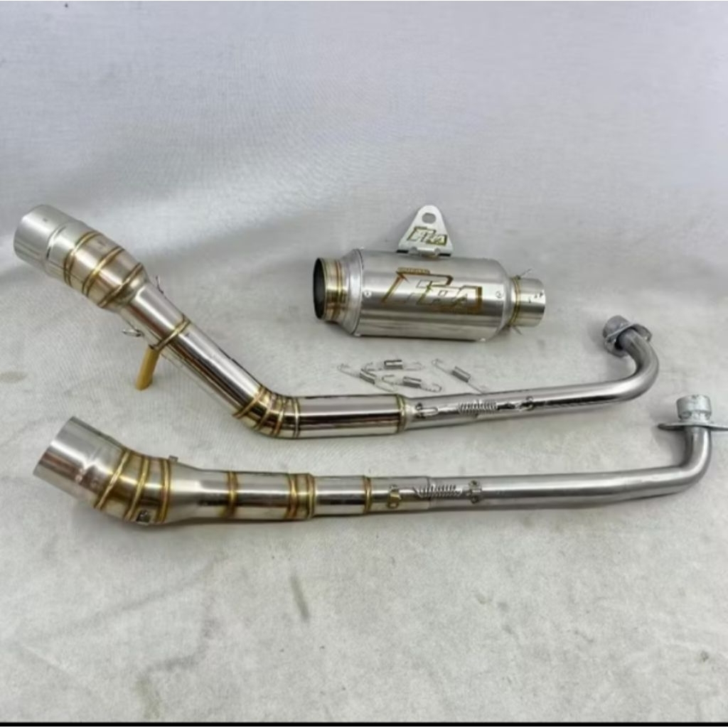 Knalpot Jupiter Z Z1 Vega R ZR Supra Fit X 100 110 125 Fullset Original HRX Gp Pro Titan Series