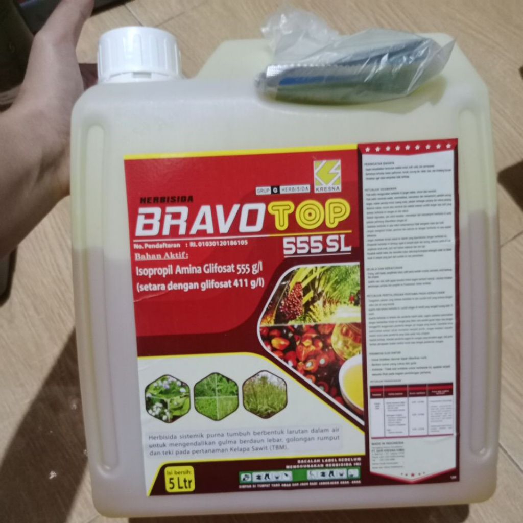 Herbisida Bravotop 555 SL Kemasan 5Liter