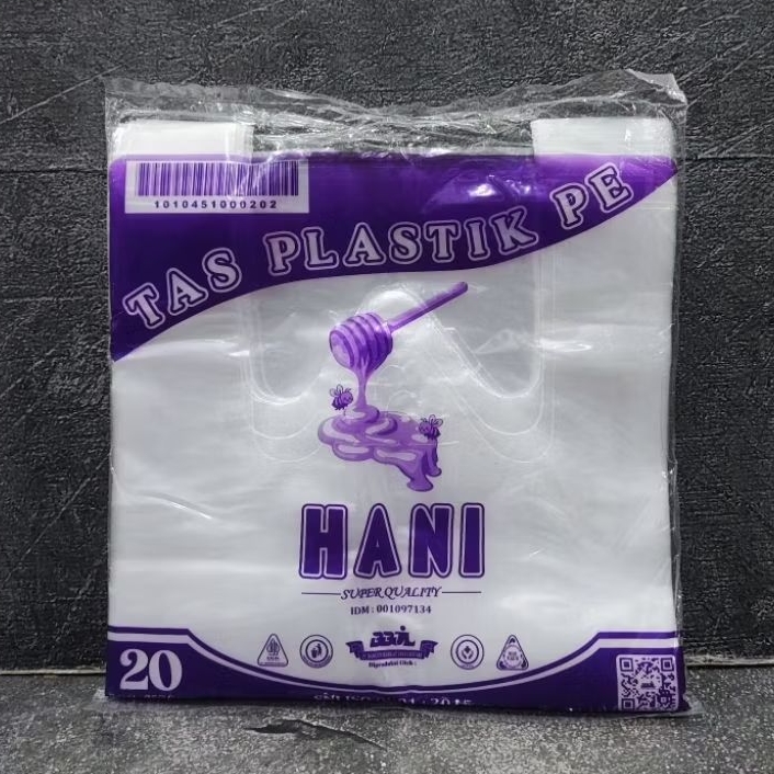 Kresek PE Bening 20x40 per pak Kantong Plastik PEX Bawang 20 x 40
