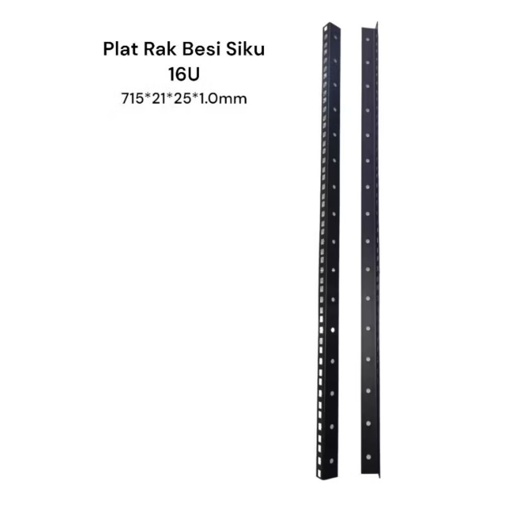 Lis siku L 16U siku rell hardcase besi warna hitam