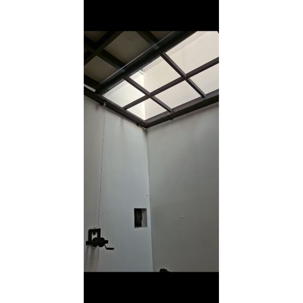 kanopi sleding atap solarflat clear